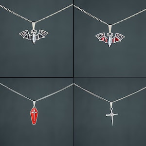 WWDITS Bat/Coffin/Cross Necklace - What We Do In The Shadows