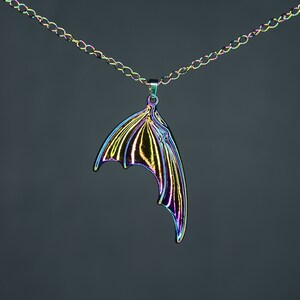 WWDITS Rainbow Chain Rainbow Bat Wing Necklace - What We Do In The Shadows
