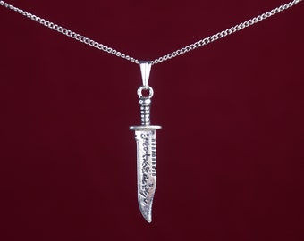 Demon Knife Necklace - Dean Winchester - Supernatural- SPN