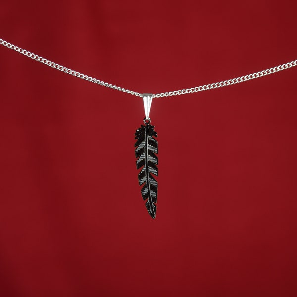 Cas Feather Necklace - Castiel - Supernatural- SPN