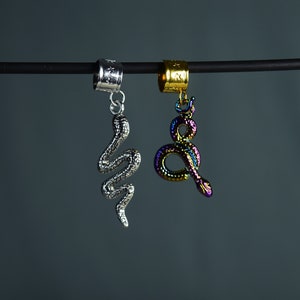 Puños para las orejas Crowley Rainbow y Silver Snake - Demonio/Ángel