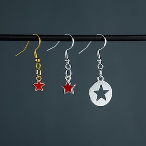 Boucles d&#39;oreilles Soldat de l&#39;hiver - Bucky Barnes -
