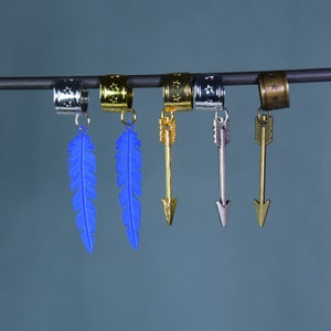 Vex Arrow Feather Ranger Ear Cuffs – Critter Cosplay – Dice and Dragons – TTRPG Jewelry