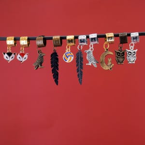 Mascots Charme Ohrmanschetten – Krähen, Eulen, Füchse, Katzen – Miya Twins, BokuAka, HinaKage KuroKen MSBY – Anime Cosplay Schmuck