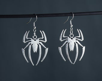 Orecchini con ciondolo simbolo ragno di Spiderman - Peter Parker-