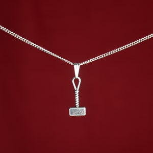 Thor Hammer Charm Necklace- Thor Odinson -