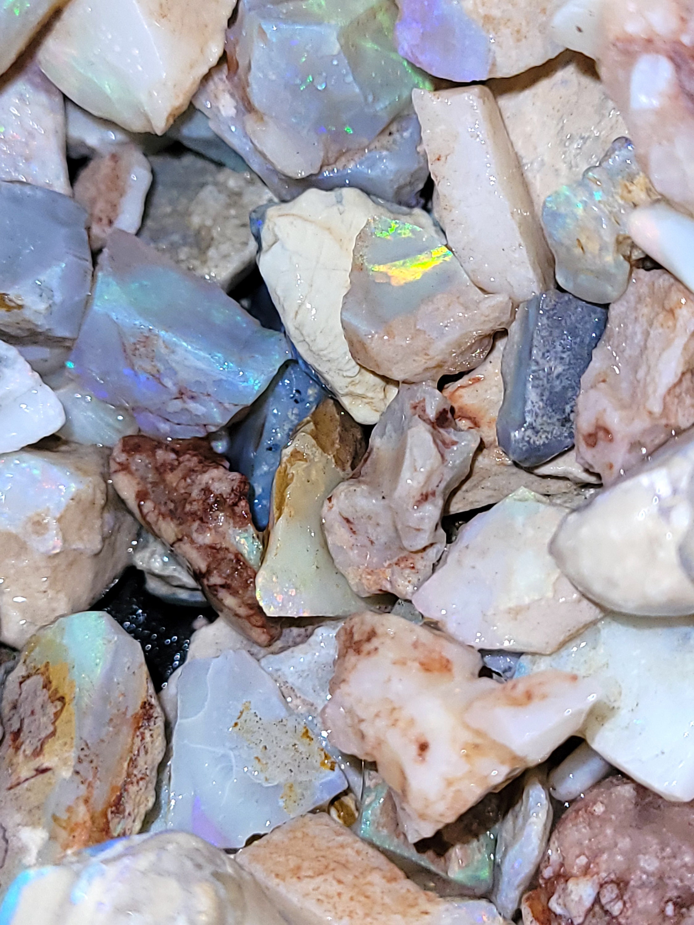 Rough opal. Australian opal potch and color. Unsorted Only 1 Etsy