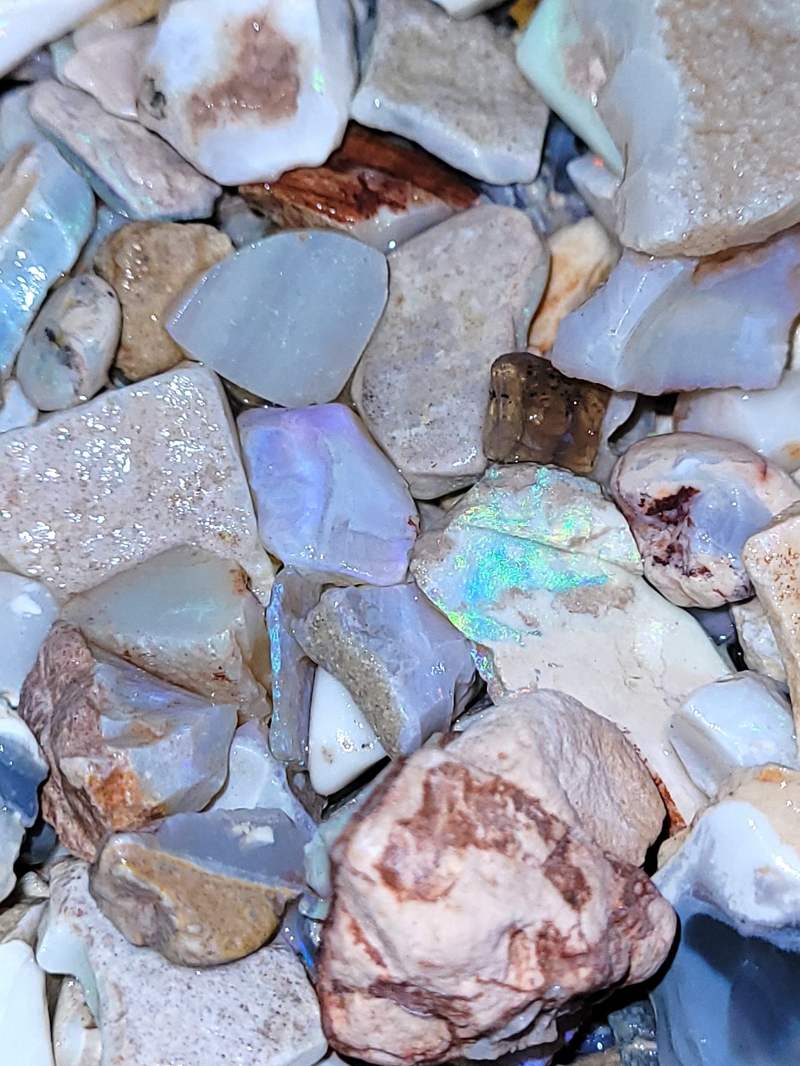 Rough opal. Australian opal potch and color. Unsorted Only 1 Etsy