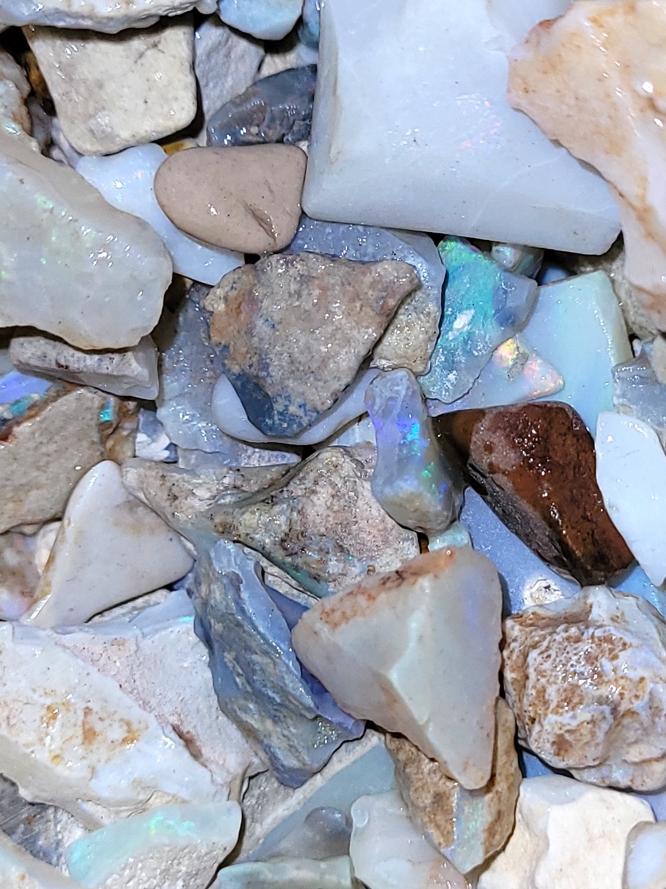 Rough opal. Australian opal potch and color. Unsorted Only 1 | Etsy
