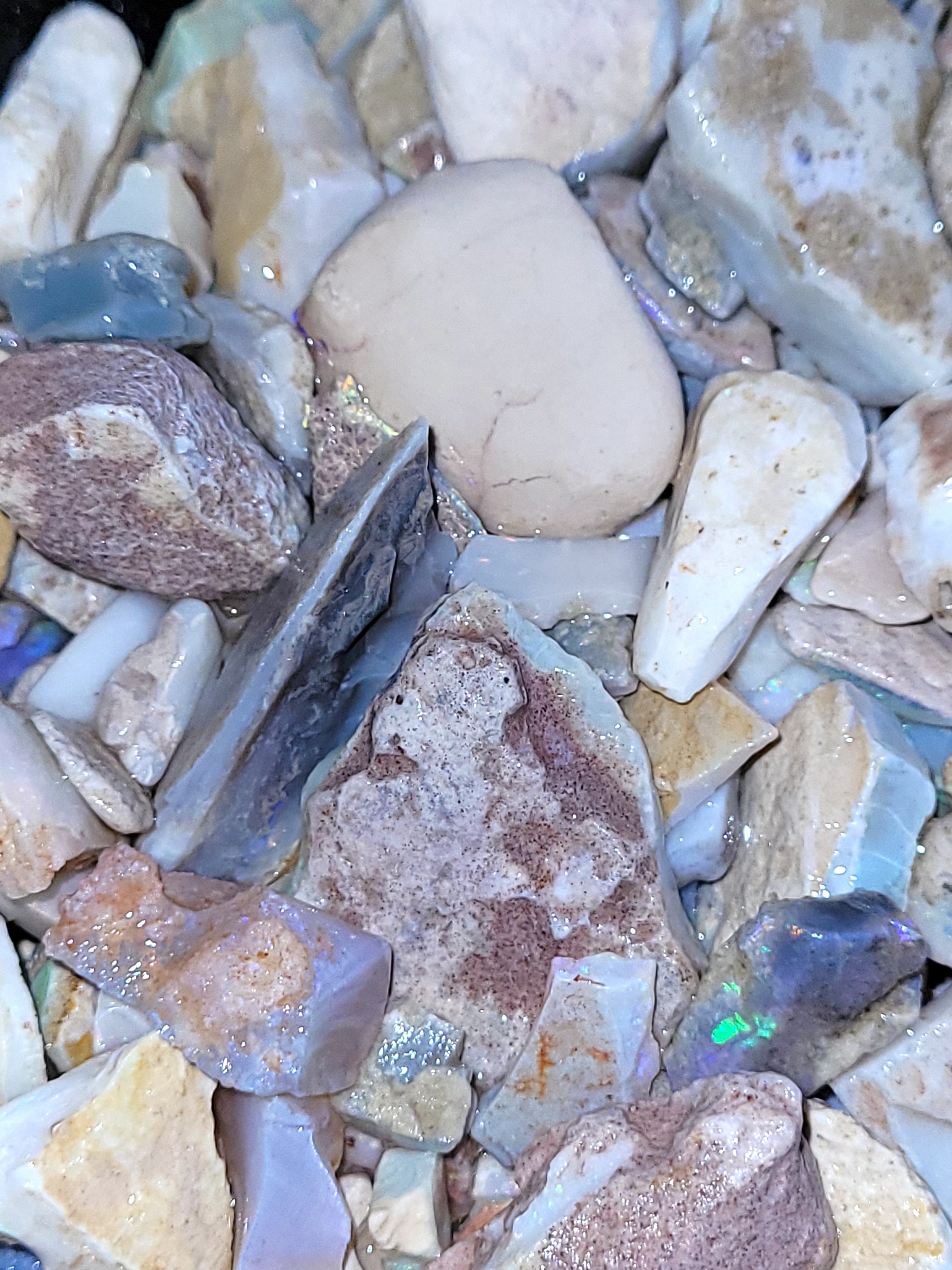 Rough opal. Australian opal potch and color. Unsorted Only 1 Etsy