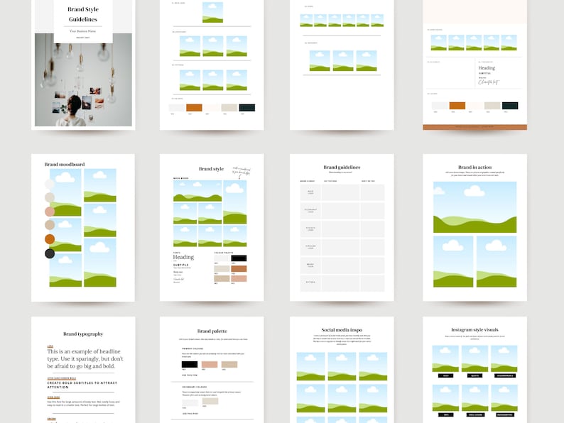 Brand Style Guidelines, Brand Template, Style Guidelines, Brand Palette ...