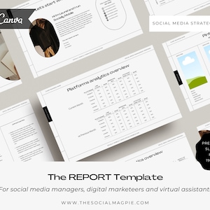 Social Media Audit | Social Media Audit Template | Canva Template | Digital Download | Digital Download | Keynote Slide Presentation