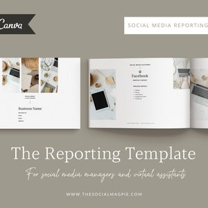 Social Media Analytics Report Template | Social Media Analytics Tracker | Analytics Template | Analytics Record Template | Social Media