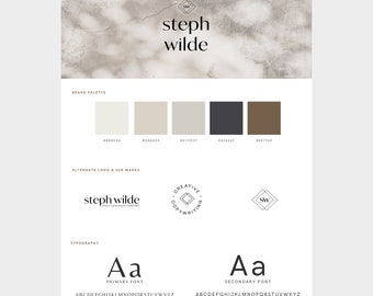 Modern Minimal Branding Kit, Pre-made Logo Kit, Logo Business Branding, Professional Logo Package, Semi-custom Branding Kit