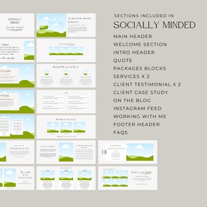 Canva Sales Page Template, Website Page, Online Sales Template, Sales Landing Page Template, Canva Website Template, Coaching Sales Page image 3