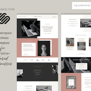 Squarespace 7.1 Website Template: Minimalist Design