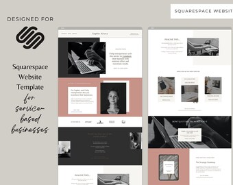 Squarespace Website Template Setup and Customization - Etsy