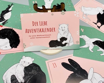 Adventskalender für Paare | Niedlicher Adventskalender |  Paargeschenk | Geschenk für Männer | Geschenk für Frauen | Zweisamkeit