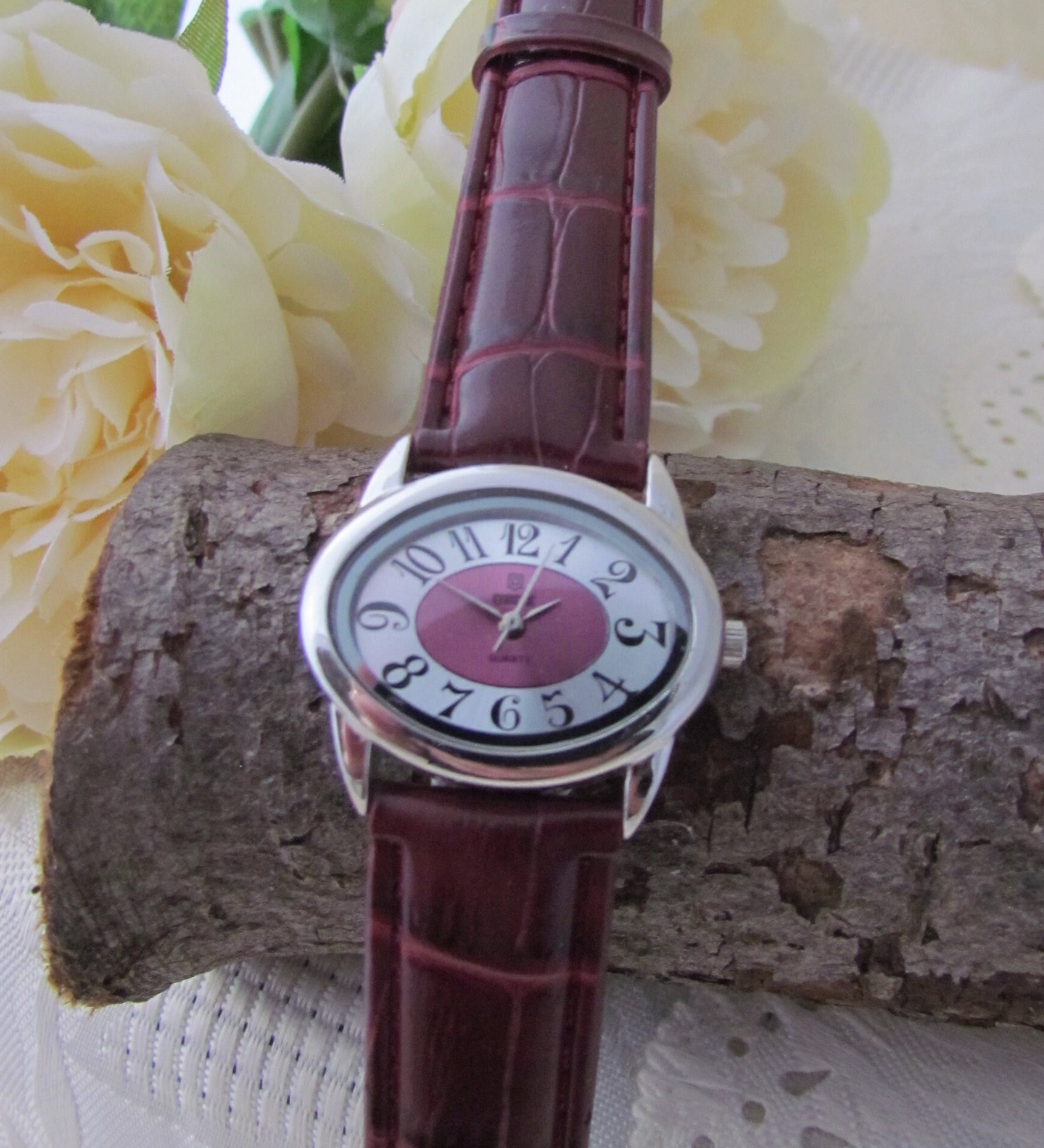 Vintage Wristwatch Women s QBOS Limited Edition Watch Genuine