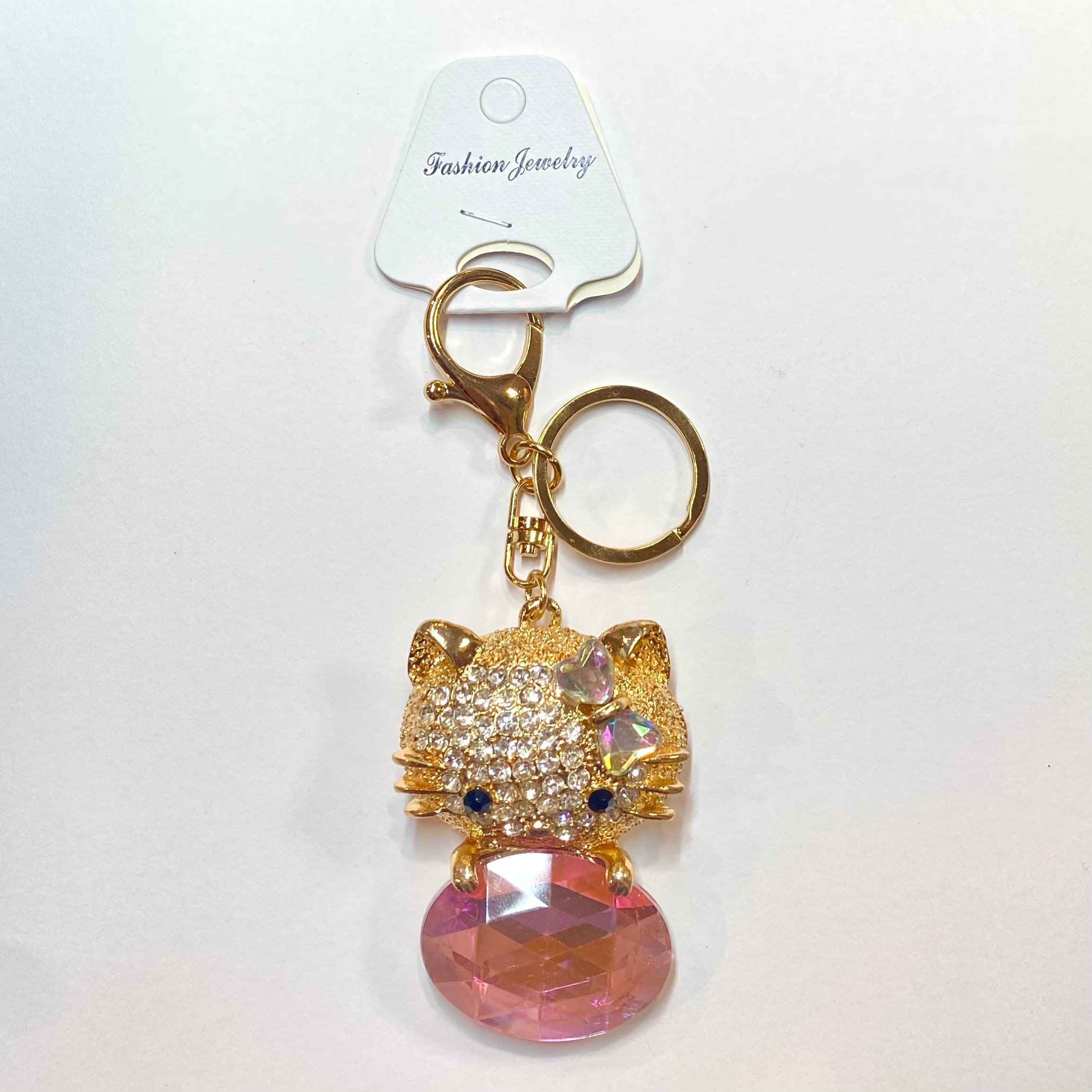 Hello kitty keychain backpack accessory charm keyring gift Etsy