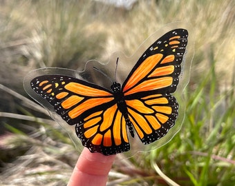 Monarch Butterfly Sticker.