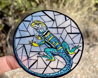 Collared Lizard Sticker