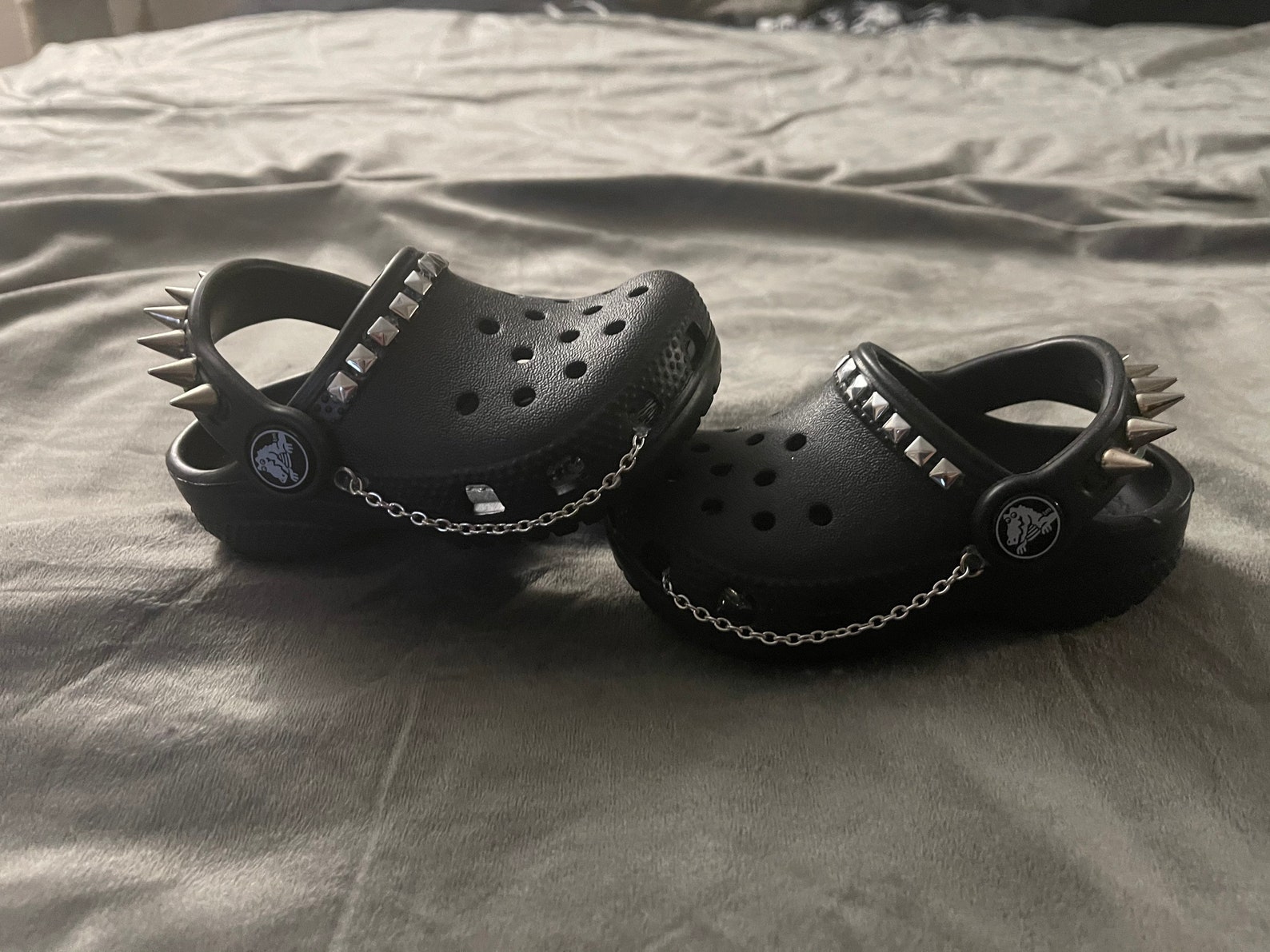 platform crocs spikes