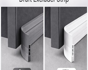 Draft Excluder Strip Transparent Self Adhesive Door Dust Seal for Bottom of Door