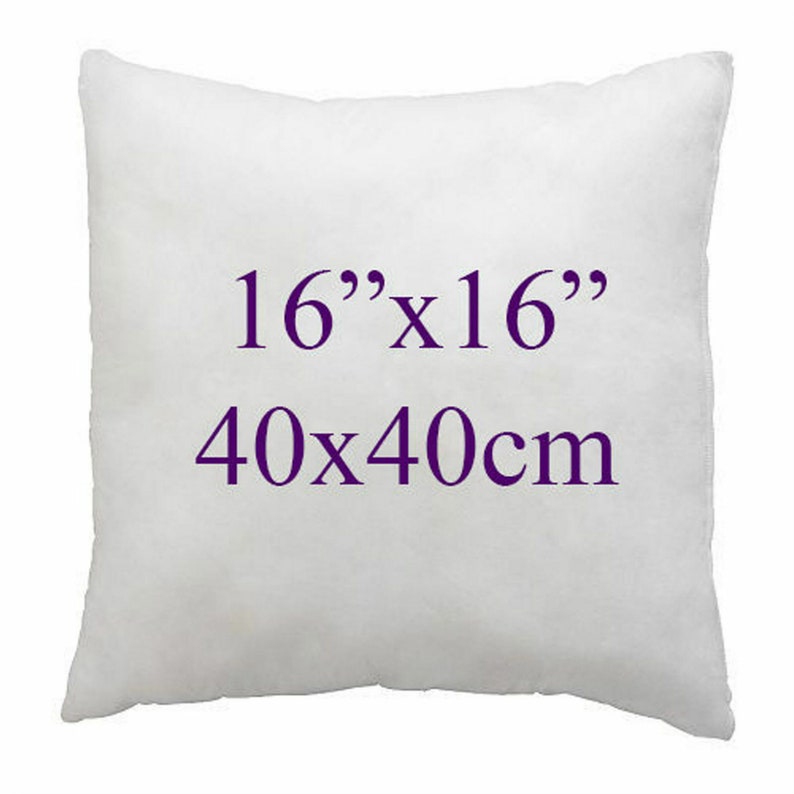 Duck Feather & Down Cushion Pads,Inserts,Inners,Scatter, Filler Deep Filled Plump Pillow 16,18,20,22,24,26 image 2