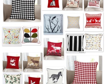 Christmas Cushion Covers Christmas Festival Cushion Cases Sofa Bed Home Decor 18''x18''