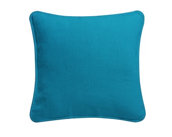 Plain Dyed Cushion Cover 100% Cotton Case Home Sofa Decor Available 16", 18", 20"