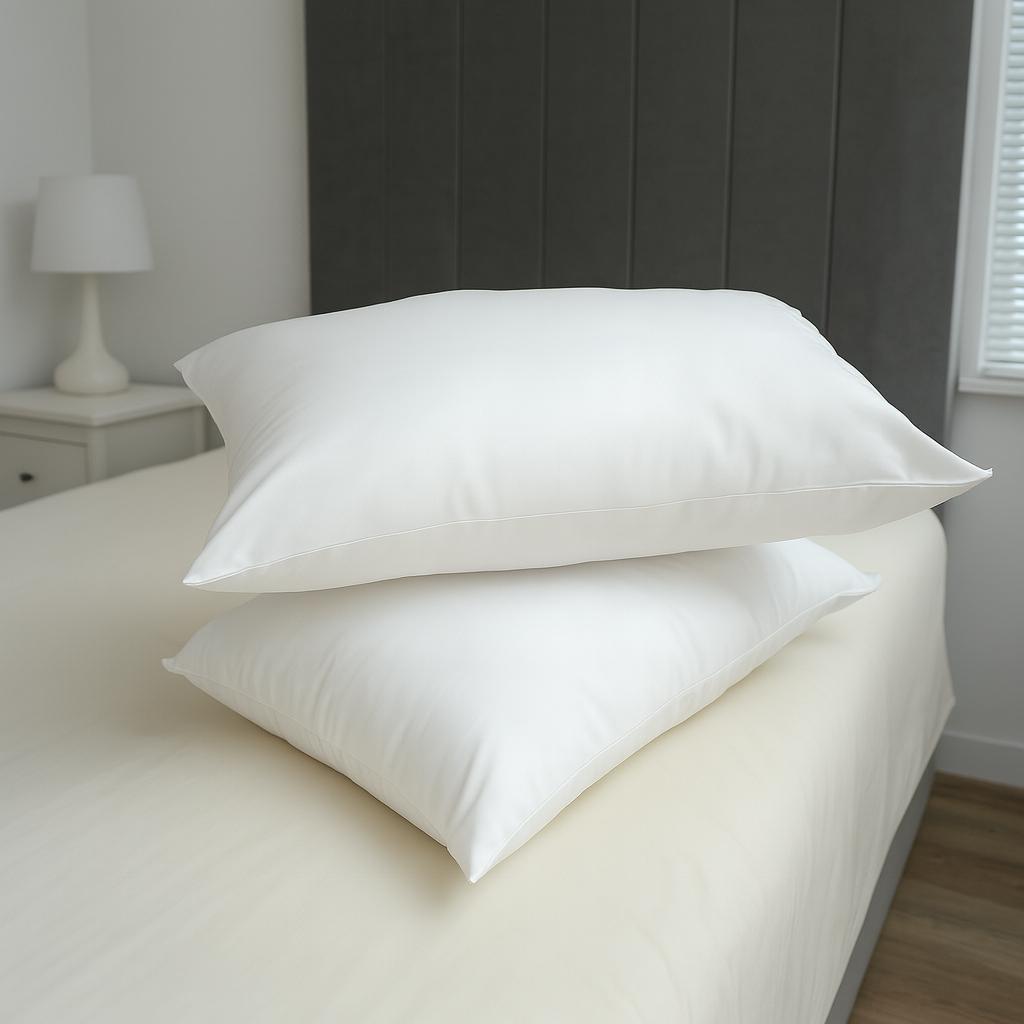 Quilted Bounce Back Pillow – Hollowfibre, 19x29 – Choose 2, 4, 6, 8 Or 10 Pack