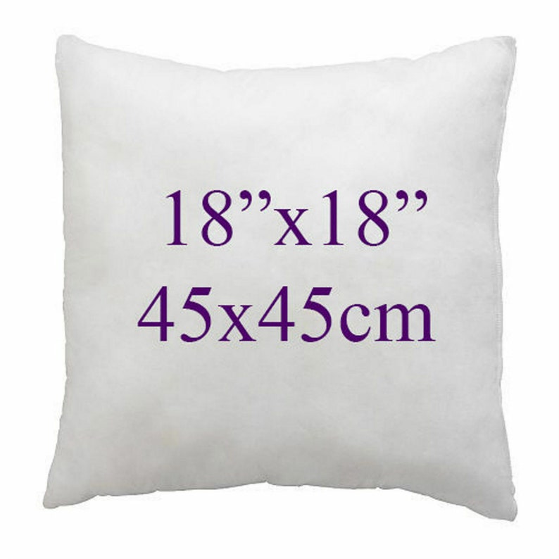 Duck Feather & Down Cushion Pads,Inserts,Inners,Scatter, Filler Deep Filled Plump Pillow 16,18,20,22,24,26 18"x18"