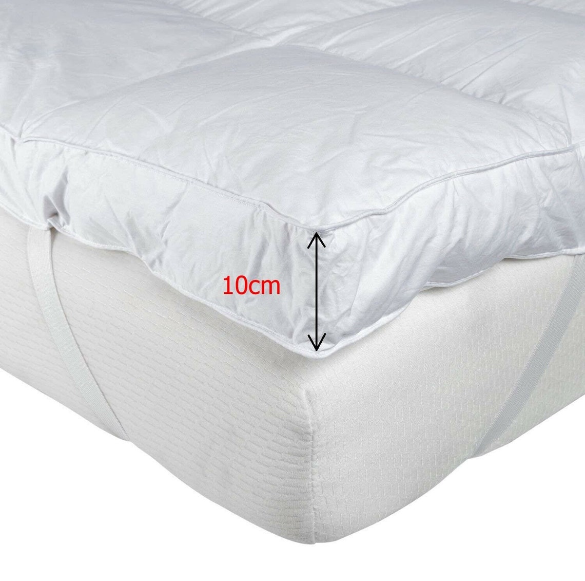 Premium Microfiber Mattress Topper 10 Cm/4 Deep Thick Etsy UK