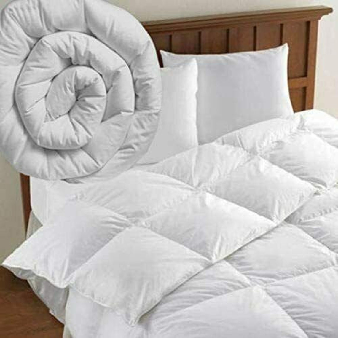 Hotel Quality Duck Feather and Down Filled Duvet / Quilt Etsy