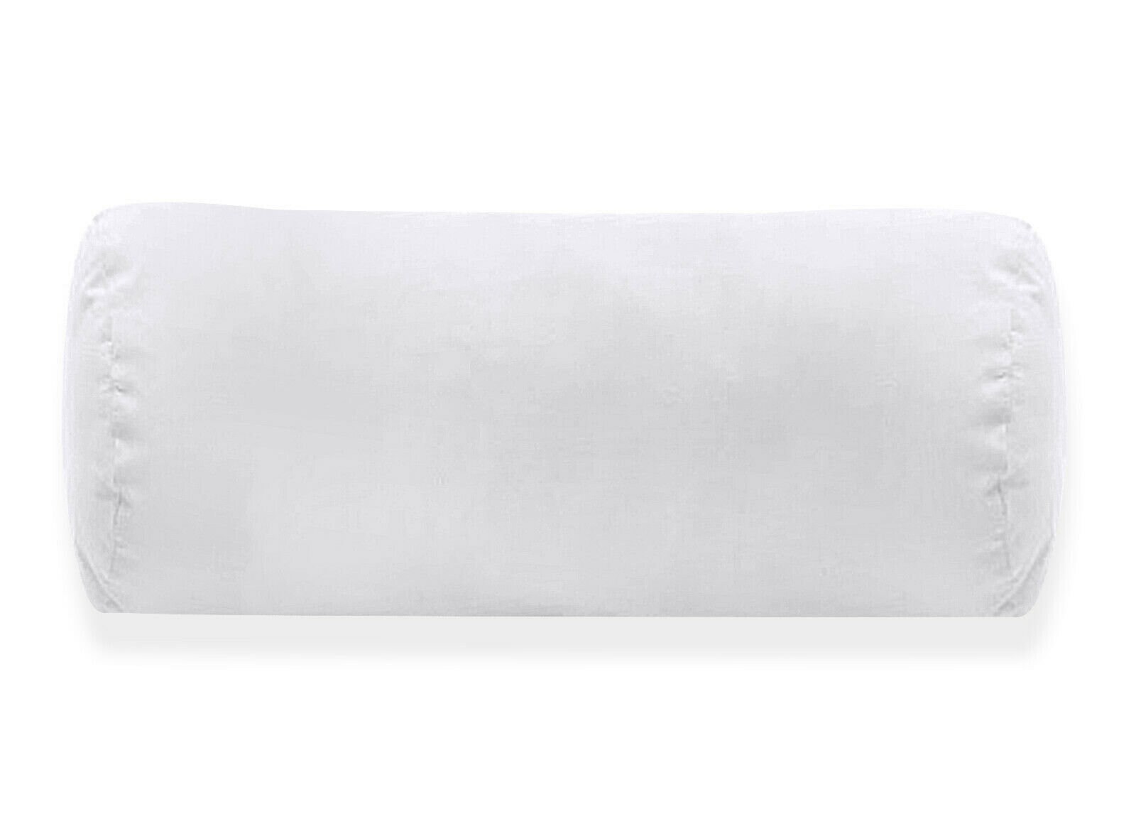 Hollowfibre Round Bolster Pillow Super Soft White Long Head Etsy UK