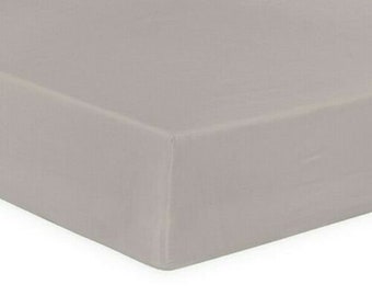 TC-200 Egyptian Cotton Fitted Sheet 16"/40cm Super Soft Premium Quality Bed Sheet Available in All Sizes