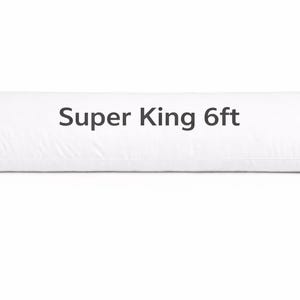 Hollowfibre Bolster Pillow Non Allergenic Extra Filled Full Body Support Orthopedic Pregnancy Pillow All Sizes Super King 6ft