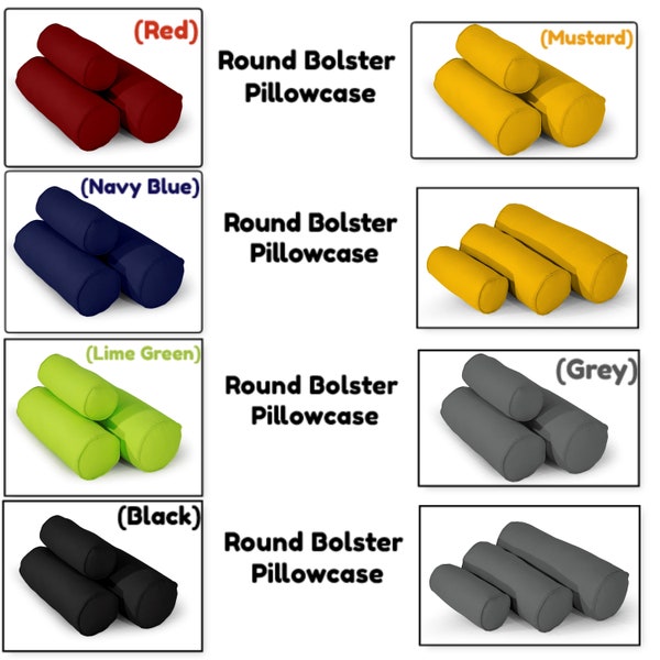 Bolster Pillow Cover Etsy UK