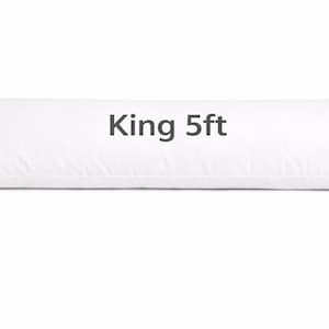 Hollowfibre Bolster Pillow Non Allergenic Extra Filled Full Body Support Orthopedic Pregnancy Pillow All Sizes King 5ft