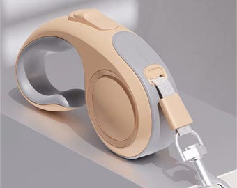 Retractable Dog Lead Extending Leash Tape Nylon Adjustable Durable Pet Leash 5 Meters