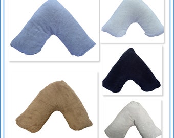 fluffy v shaped pillowcase