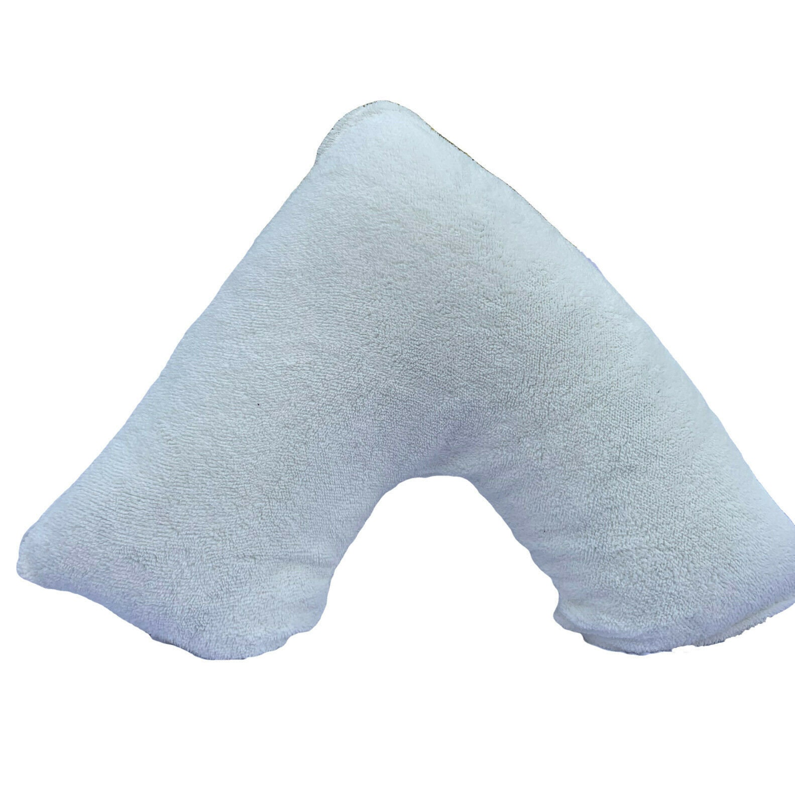 thumbnail image 2 of Night Zone Teddy Cuddles V-Shape Pillow Case – Soft Fleece For Neck, Back & Pregnancy Support – 78cm 2 of 4