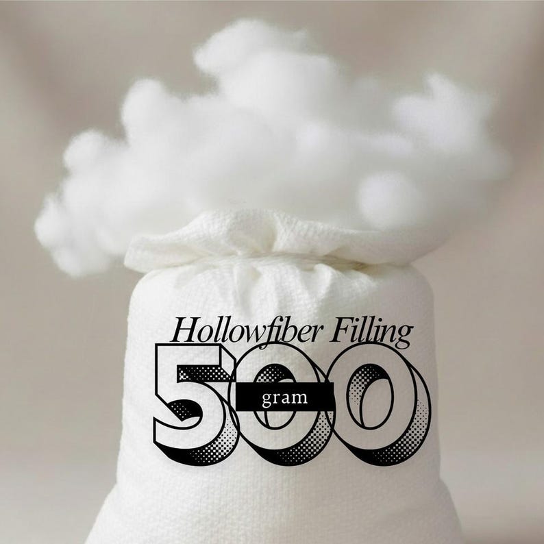 Virgin Hollowfibre Polyester Filling Stuffing for Pillows Cushions Toys Teddy Bear Crafting Sofa Filling 500 grm