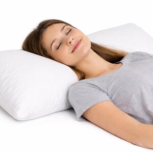 Hollowfibre Bolster Pillow Non Allergenic Extra Filled Full Body Support Orthopedic Pregnancy Pillow All Sizes afbeelding 5