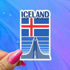 Iceland Travel Sticker, Iceland Vacation Decal