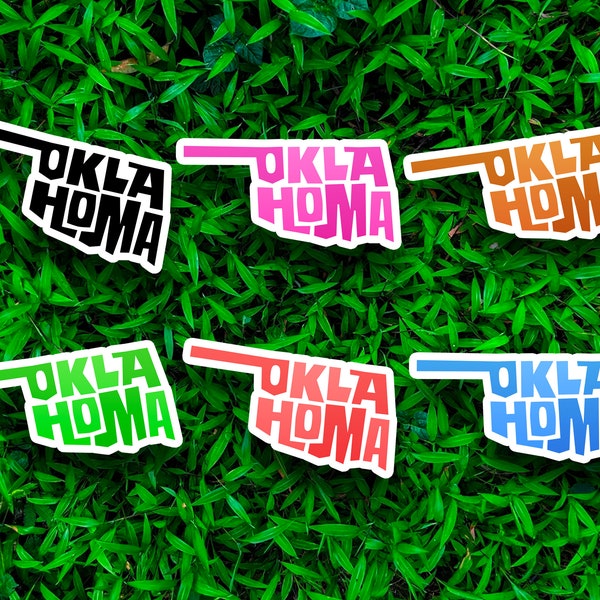 Oklahoma Stickers - Etsy