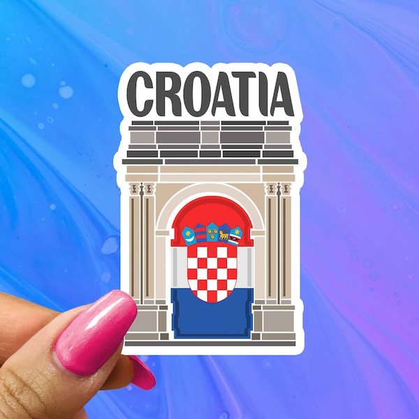 Croatia Travel Sticker Croatia Vacation Decal