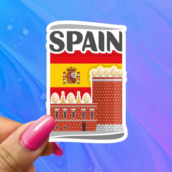 Spain Travel Sticker, Spanish Vacation Decal