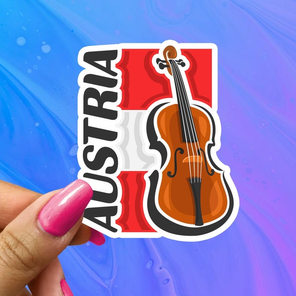 Austria Travel Sticker, Austria Vacation Decal